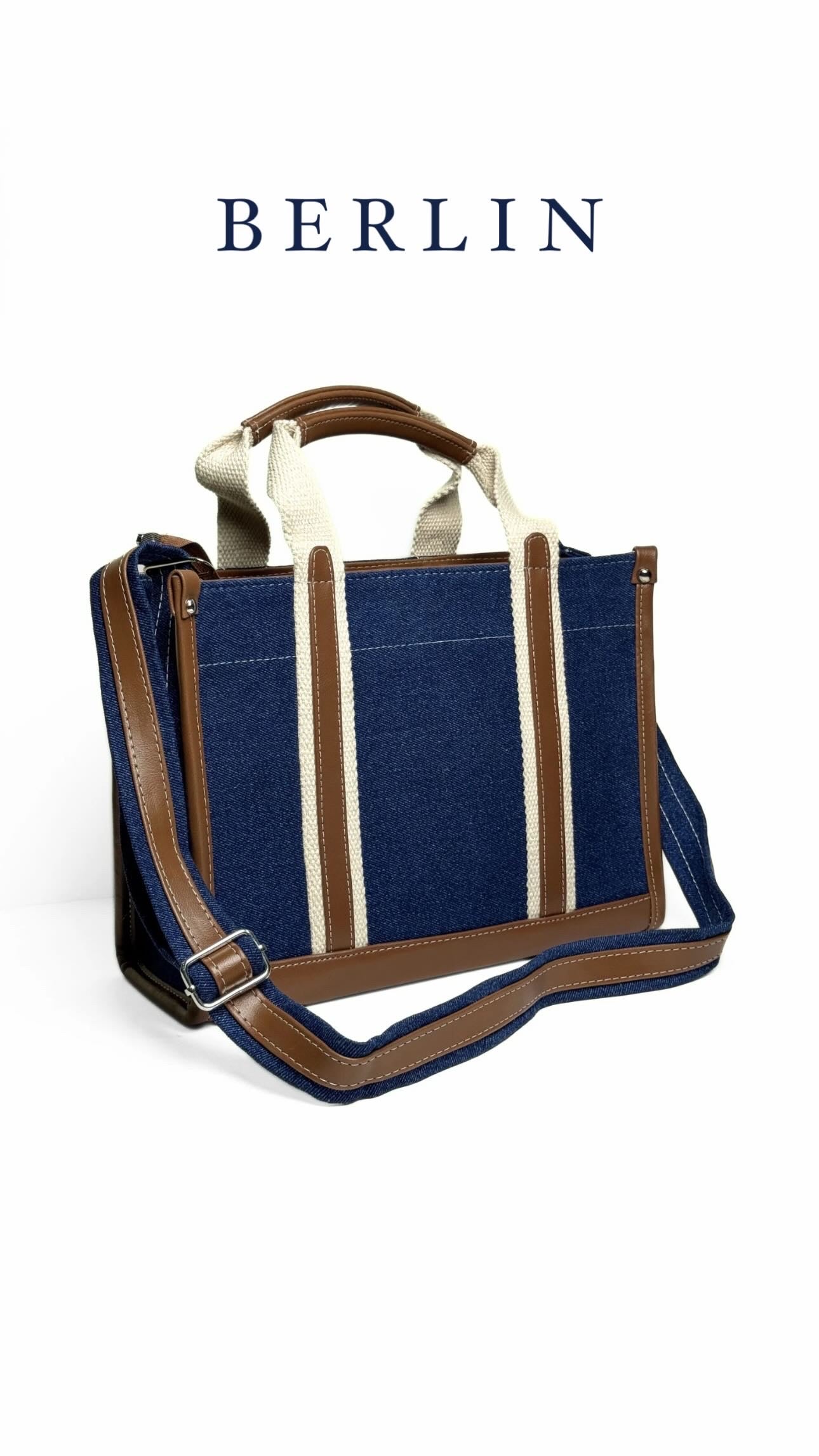 B E R L I N // Denim Mini Tote