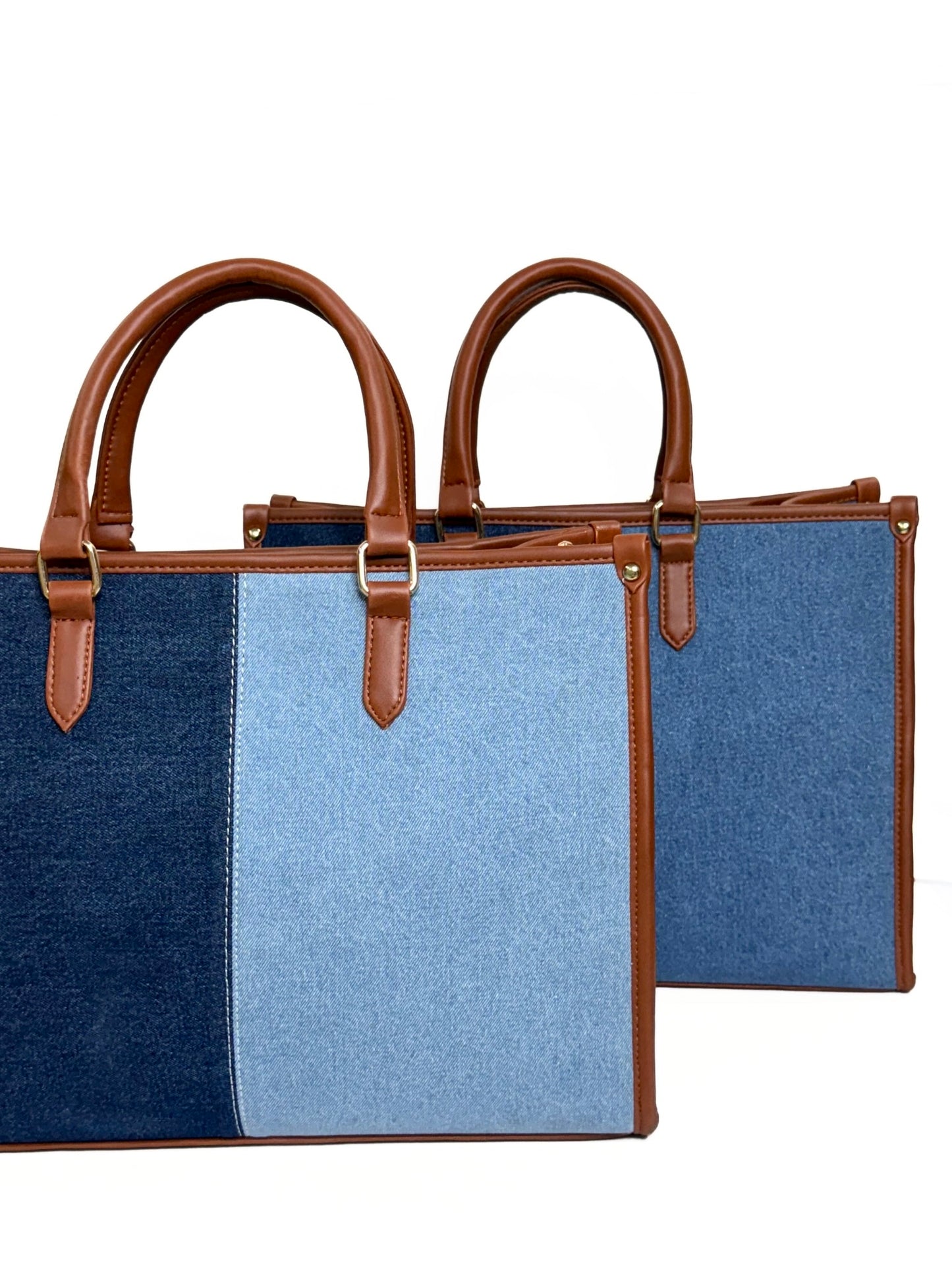 Two-Toned Denim Bag