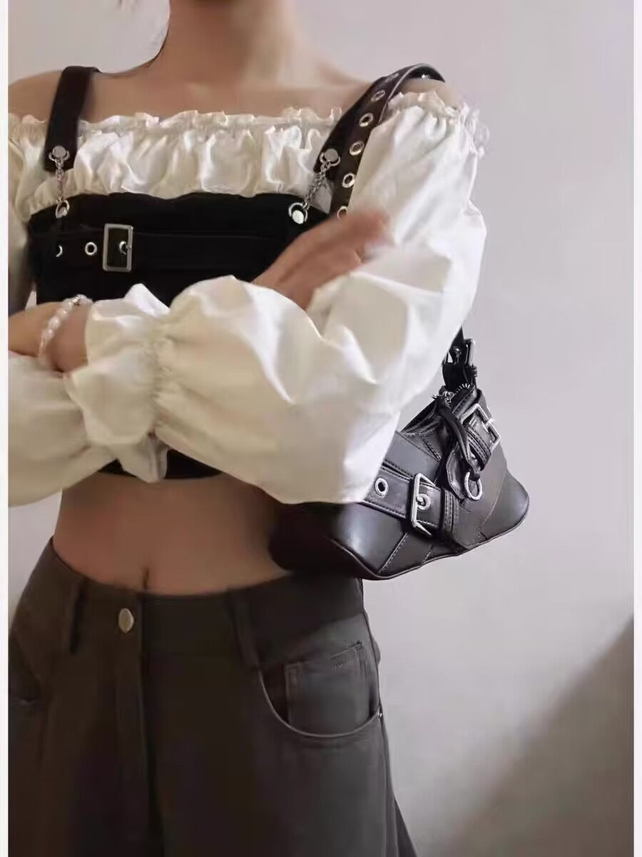 Rosette Shoulder Bag