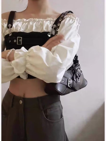 Rosette Shoulder Bag