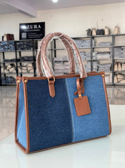 Two-Toned Denim Bag