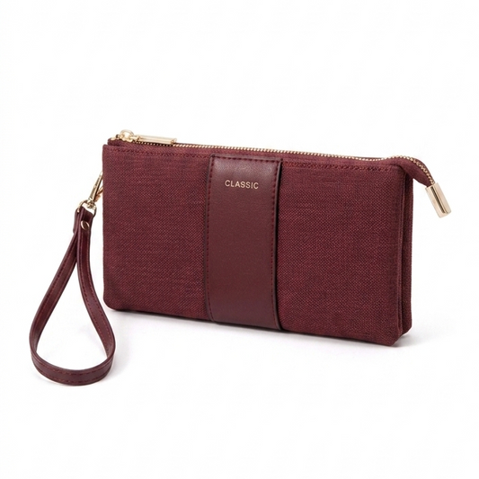 Classic Wallet · Cherry Red