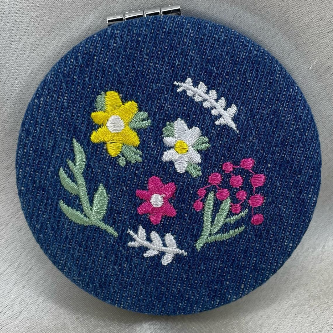 Floral Pocket Mirror