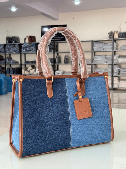 Two-Toned Denim Bag