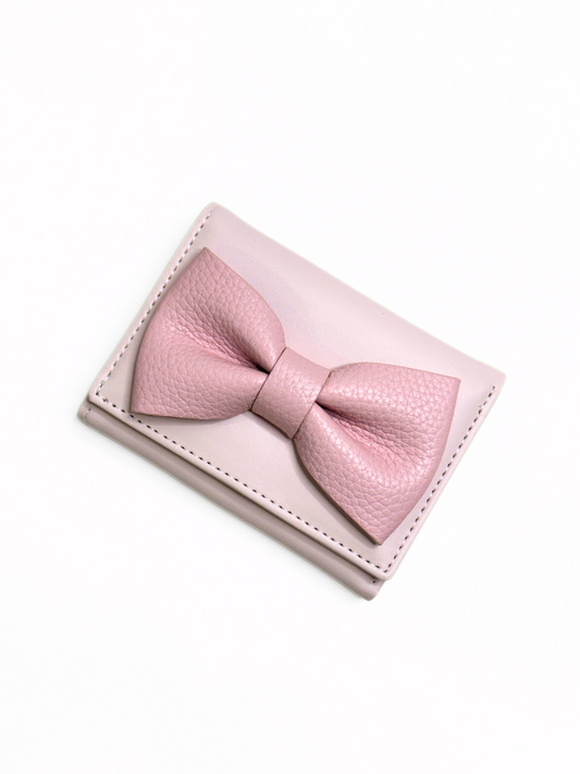 Lily Bow Wallet · Pink
