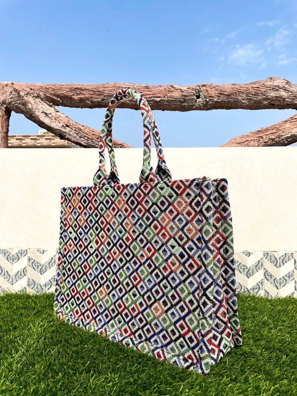 Prism Canvas Tote Bag