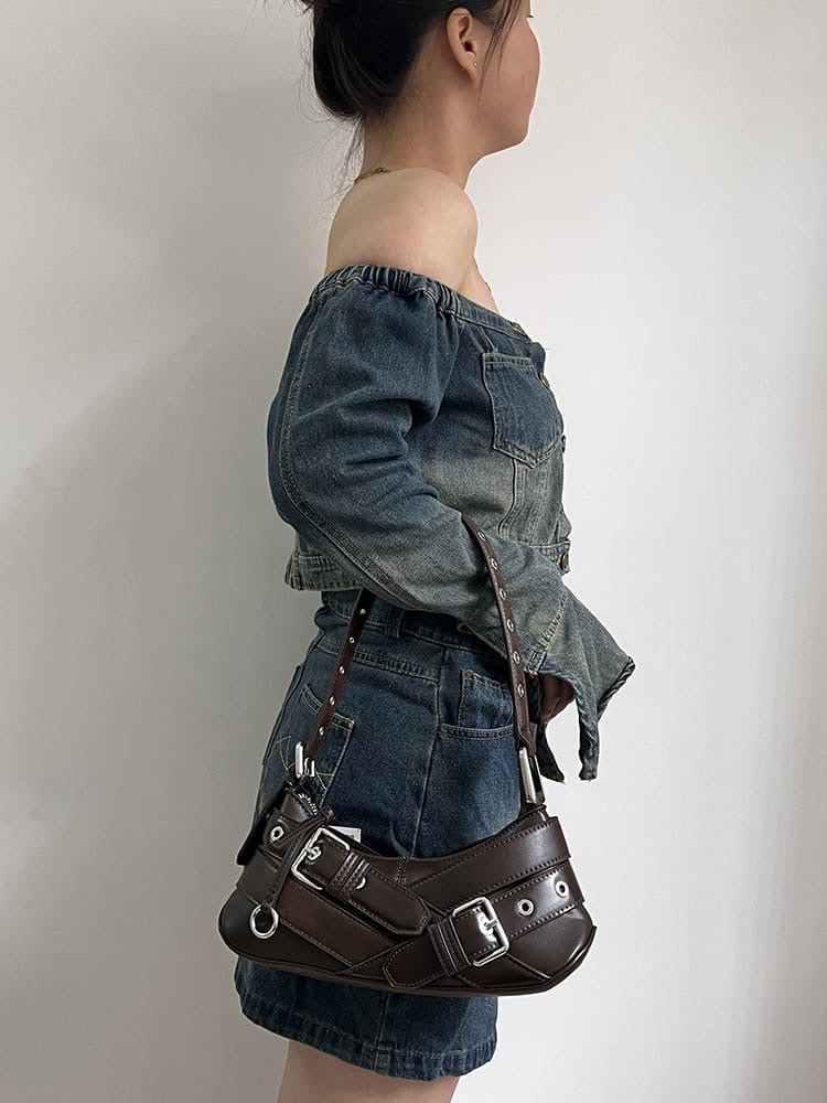 Rosette Shoulder Bag