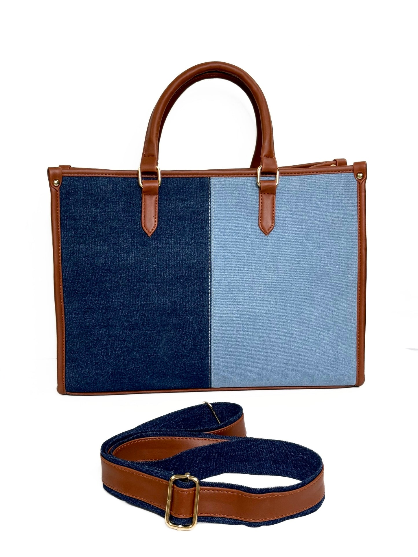 Two-Toned Denim Bag