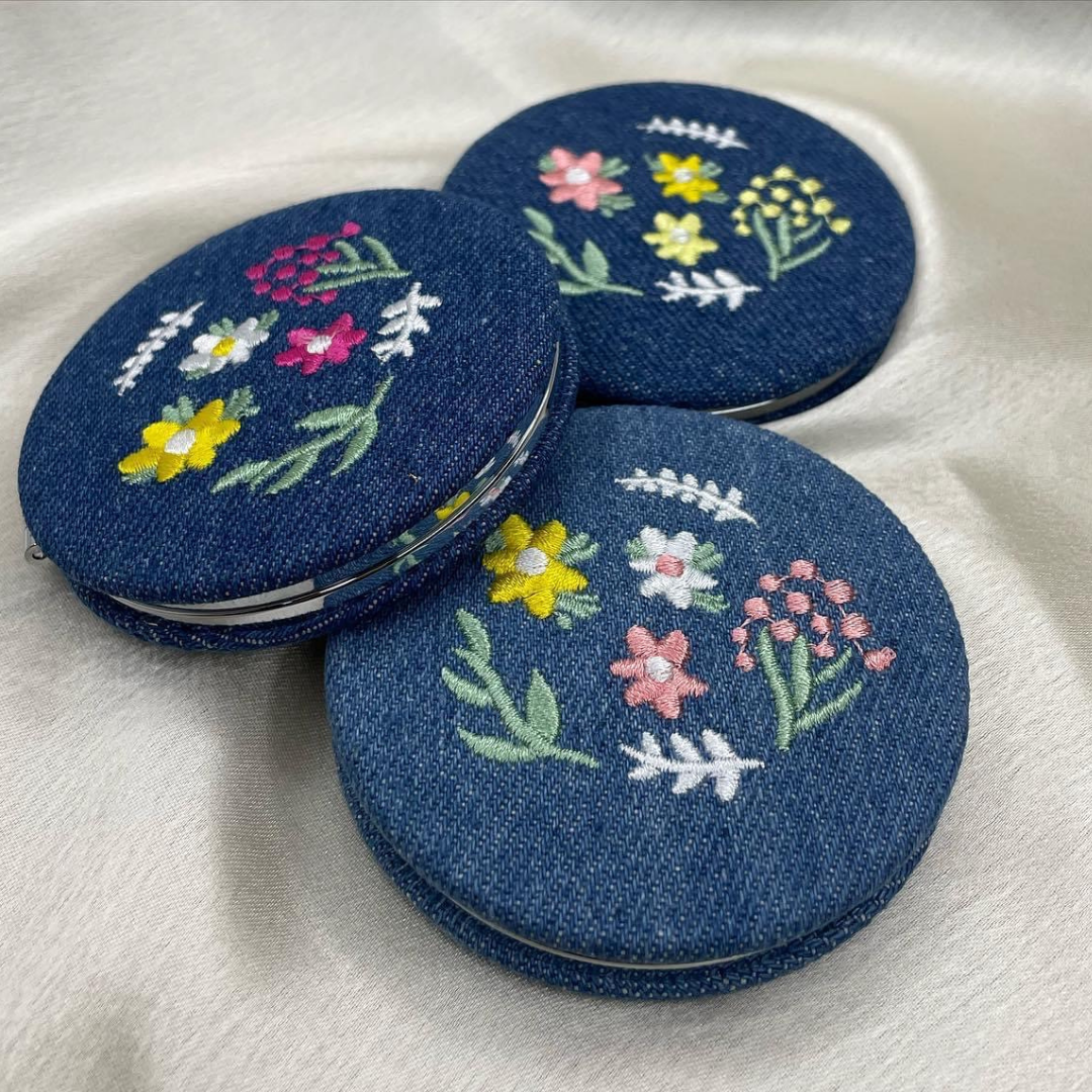 Floral Pocket Mirror