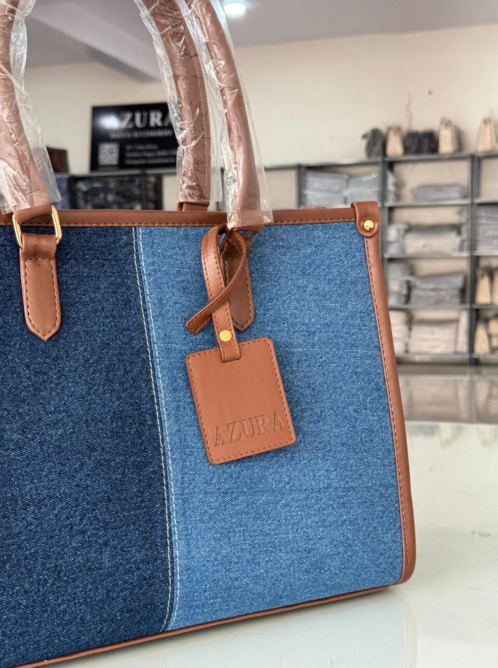 Two-Toned Denim Bag