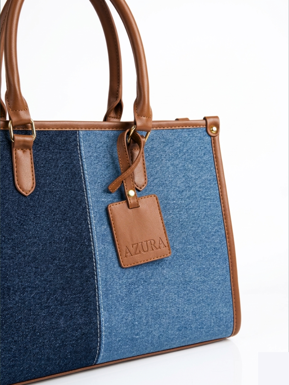 Two-Toned Denim Bag