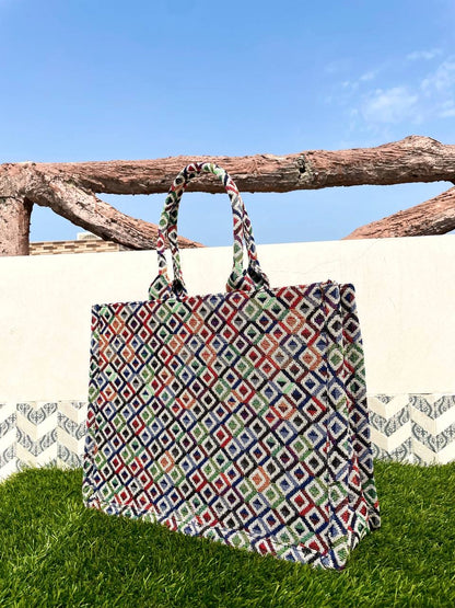 Prism Canvas Tote Bag