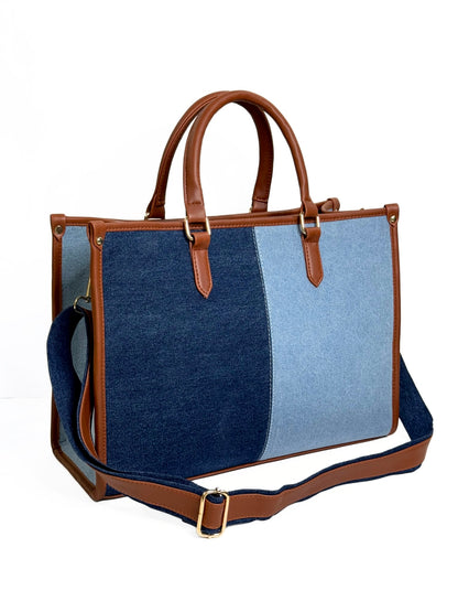 Two-Toned Denim Bag