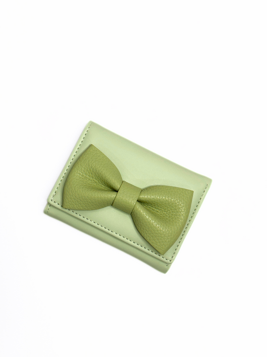 Lily Bow Wallet · Green