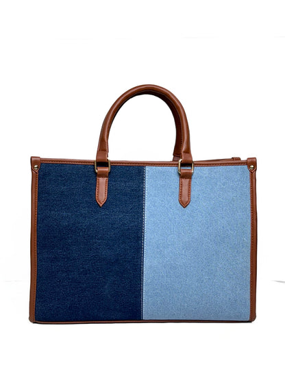 Two-Toned Denim Bag